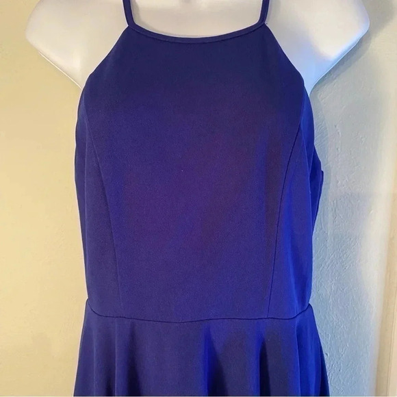 Lulu’s Fit and Flare Apron Bodice Dress Knee-Length Thin Straps Party Size Small - Picture 2 of 11